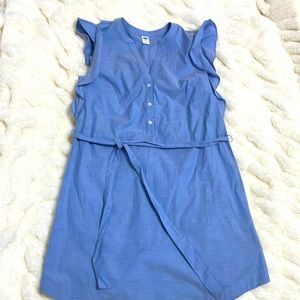 Blue midi dress